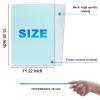 6Pack 11"x15" Sublimation Glass Cutting Board Blanks, Textured Tempered Glass Chopping Boards for Kitchen, Anti Slip Cutting Boards Heat Resistant Glass Plate for Kitchen DIY Heat Press Machine view 2