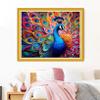 Funxvoot Stamped Cross Stitch Kits Beginners Full Range of Embroidery Kits for Adults 11CT Embroidery Patterns Needlepoint Kits Printed Cross Stitch Kits-Colorful Peacock 16x20 inch view 2