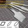 Pricking Irons 10 Sizes CustomizedFrench Hexagonal Punching (3.85mm) view 2