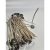 CD Candle Wicks - 6 Inches - Custom Assemblies (Pre-Waxed with Sustainer Tabs) - for DIY Candle Making Supplies - Made in USA - Hand Counted by US Veteran (CD - 4, 100, Piece) view 2