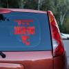 It's not a manbun it's a douche knot vinyl decal,window decals,window decals for vehicles,decals for vehicles view 2