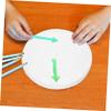 Lurrose 1pcs DIY Silicone Clock Mold for Epoxy Crafting Reusable Non-Stick Gear Design for Home Decor Arabic Numerals Clock Casting Mold view 2