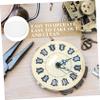 Lurrose 1pcs DIY Silicone Clock Mold for Epoxy Crafting Reusable Non-Stick Gear Design for Home Decor Arabic Numerals Clock Casting Mold view 4