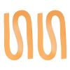 PATIKIL 240pcs Quilling Strips Paper 1/8"(3mm) 21"(54cm) Origami Paper Quilling Strip for Art DIY Hand Craft Christmas, Light Orange view 1