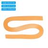 PATIKIL 240pcs Quilling Strips Paper 1/8"(3mm) 21"(54cm) Origami Paper Quilling Strip for Art DIY Hand Craft Christmas, Light Orange view 2