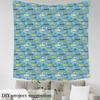 Feelyou Sailboat Fabric by The Yard 5 Yards Ocean Creature Submarine Soft Flannel Decorative Fabric Marine Animals Upholstery Fabric Summer Blue Sea Adventure DIY Reupholstery Fabric view 3