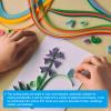 PATIKIL 240pcs Quilling Strips Paper 1/8"(3mm) 21"(54cm) Origami Paper Quilling Strip for Art DIY Hand Craft Christmas, Mint Green view 4