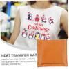 TEHAUX Vinyl Ironing Mat Pad White Heat Transfer Vinyl Ironing Insulation Transfer Pad Press view 2