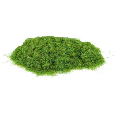 MECCANIXITY Static Grass, Nylon Artificial Grass Powder 3mm 4 x 30g Artificial Grass Fake Grass Tuft Model for Train Landscape Railway Sand Ground,Yellow Green, Pack of 4