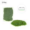MECCANIXITY Static Grass, Nylon Artificial Grass Powder 3mm 2 x 30g Artificial Grass Fake Grass Tuft Model for Train Landscape Railway Sand Ground,Yellow Green, Pack of 2 view 2