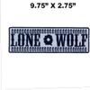 IND STURGIS LLC Lone Wolf No Club Large Embroidered Motorcycle Jacket & Biker Vest Back Patch (CP165) view 2