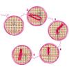clubevy DIY Craft Latch Hook Rug Latch Hook Kits for Adults, DIY Rug Carpet Needlework for Home Decoration Festival Gift view 4