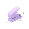 Tofficu Single Hole Puncher for Office and Crafts Ergonomic Design Punches Paper Cardboard and More Home School and Travel Versatile Manual Hole Maker Purple view 4
