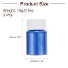 uxcell 2pcs 30g/1oz Mica Powder Natural Resin Epoxy Pigment Powders for Casting Resin, Car Paint, DIY Arts and Crafts, Dark Blue view 2