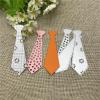 Dies for Card Making Template,10.7x7.6cm Necktie Metal Cutting Dies Mold Round Hole Label Tag Scrapbook Paper Craft view 1