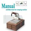 STMKB Hot Foil Stamping Machine, Manual Digital Logo Leather Hot Stamping Machine, Walnut Wood Material, for PVC Leather Pu and Paper view 2