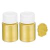 uxcell 2pcs 30g/1oz Mica Powder Natural Resin Epoxy Pigment Powders for Casting Resin, Car Paint, DIY Arts and Crafts, Pearl Gold view 1