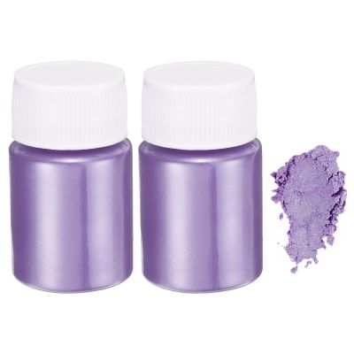 uxcell 2pcs 30g/1oz Mica Powder Natural Resin Epoxy Pigment Powders for Casting Resin, Car Paint, DIY Arts and Crafts, Purple