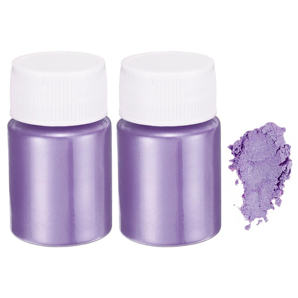 uxcell 2pcs 30g/1oz Mica Powder Natural Resin Epoxy Pigment Powders for Casting Resin, Car Paint, DIY Arts and Crafts, Purple