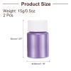 uxcell 2pcs 30g/1oz Mica Powder Natural Resin Epoxy Pigment Powders for Casting Resin, Car Paint, DIY Arts and Crafts, Purple view 2