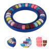 28pcs Bobbin Holder with Silicone Bobbins Portable Storage Container for Sewing Accessories and Flexible Design Organizer for Easy Crafting and Storage view 2
