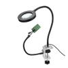 ZTBH Microscope Accessories Kit Flexible Soldering Iron Clip USB 3X Illuminated Magnifying Glass Lighting Table Clamp Repairing Helping Magnifier Welding Loupe Microscope Slides view 1