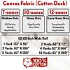 Barcelonetta | Canvas Fabric | Cotton Duck | Thick & Heavy | Natural 12oz | 62'' Wide | Arts & Crafts, Backings, Covers, Placemats (2 Yard) view 2