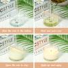 SUPMIND 4oz Clear Candle Jars (15 Pack) - Small Wide Mouth Glass Jars with Bamboo Lids, Ideal for Candle Making Business view 4