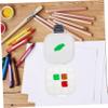 TEHAUX 1set Portable Painting Brush Washer and Mixing Palette Compact Paint Brush for Artists Multifunctional Wash Bucket for Watercolor and Oil Painting Lightweight and Easy to Carry view 4