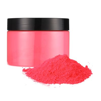 uxcell 3.5oz (100g) Fluorescent Pigment Nail Powder Neon Pigment Powder Made of Resin (Water-Based) for Ink, Coating, Leather, Printing, Bright Red