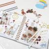 Vienrose Scrapbook 10x10 Inch Hardcover Kraft White Pages DIY Scrapbook Photo Album Linen Cover Scrap Book Photo Albums Scrapbooking Supplies Kit for Couple Family Wedding Travel view 2