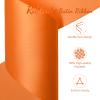 Ribtcute Double Faced Orange Satin Ribbon 4 Inch Orange Satin Ribbon for Gift Wrapping,Flower Bouquet,Bows,Crafts,Wedding,Invitation,15 Yards view 3