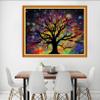 Dooxvey Cross Stitch Kit for Adult Beginners - Moonlight Tree 16x20 inch Pattern view 2
