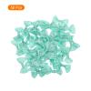 MECCANIXITY 50pcs Light Green Bow Ties 1.5" x 1" Mini Bowknot for Crafting Little Satin Bow Bulk for DIY Sewing Scrapbooking Wedding Gift Present Home Decoration view 3