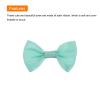 MECCANIXITY 50pcs Light Green Bow Ties 1.5" x 1" Mini Bowknot for Crafting Little Satin Bow Bulk for DIY Sewing Scrapbooking Wedding Gift Present Home Decoration view 4