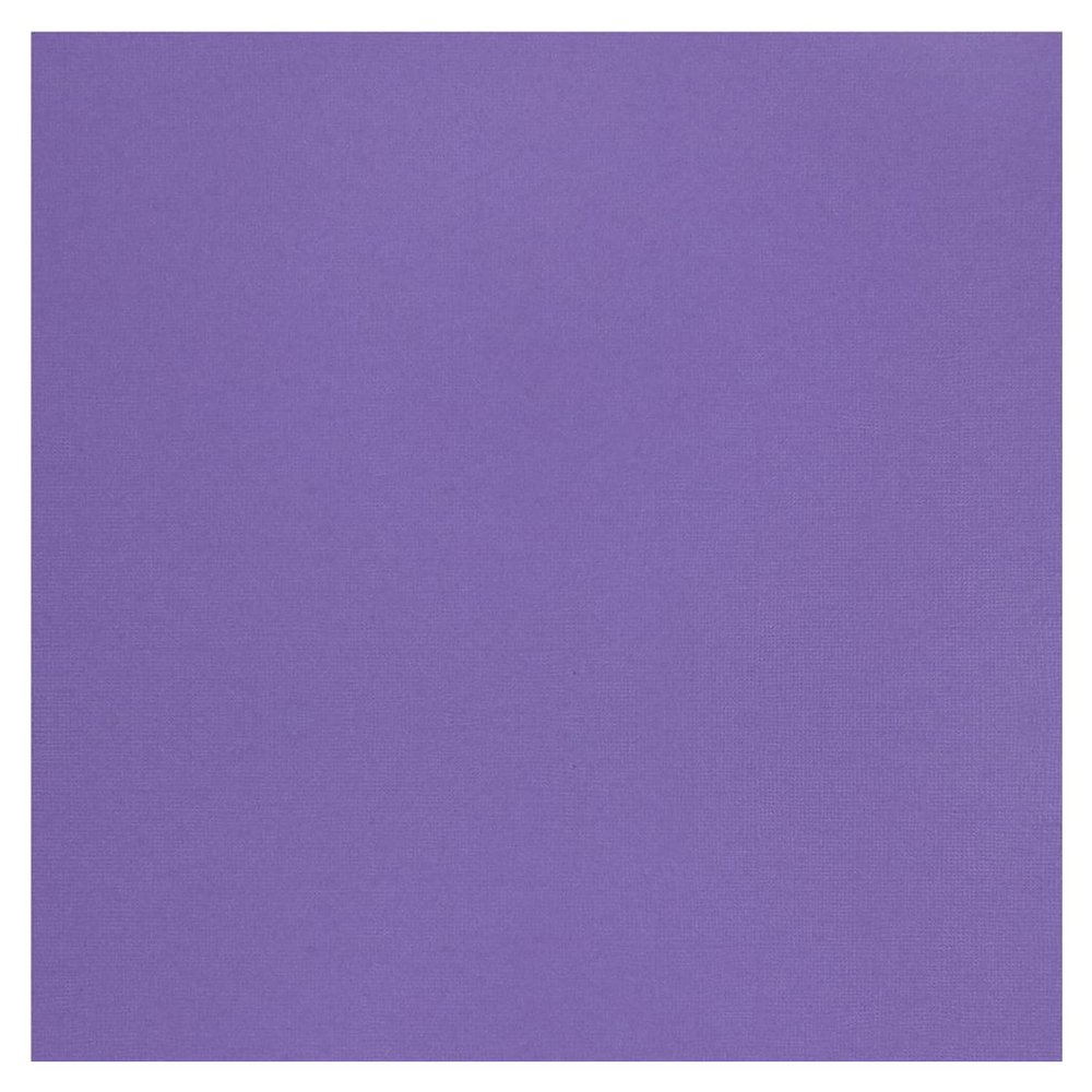 PA Paper Accents Muslin Cardstock 12" x 12" Purple Rain, 73lb colored cardstock paper for card making, scrapbooking, printing, quilling and crafts, 25 piece pack
