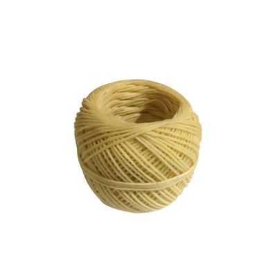 STOBOK Beeswax Candle Wicks Diameter Natural Pre-Waxed for Candle Making Slow Burning No Dripping for DIY Projects and Crafting