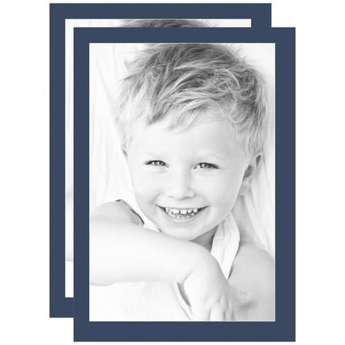 ArtToFrames 20x30 Deep Blue/Midnight Blue Custom Mat for Picture Frame with 16x26 opening size (Mat Only, Frame NOT Included)
