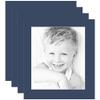 ArtToFrames 12x14 Deep Blue/Midnight Blue Custom Mat for Picture Frame with 8x10 opening size (Mat Only, Frame NOT Included) view 1