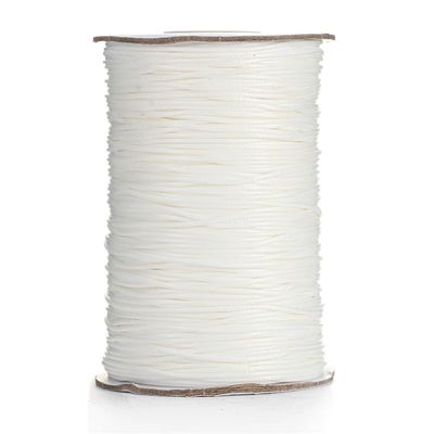 ECYC Ltd 21.87 Yards 0.5mm Waxed Cord for Jewelry Making, Waxed Cotton Cording Waxed Rope Bracelet Cord Craft Thread String Waxed Beading Cord for DIY Friendship Bracelet, Necklace, Crafts Project