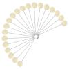 CoCud Wool Daubers, 0.8" x 5.9" (Dia x L), Wool Looped End Wool Daubers Ball Brush Leather Dye Tool - (Applications: for Dying, Crafting, DIY Projects), 50-Pieces view 1
