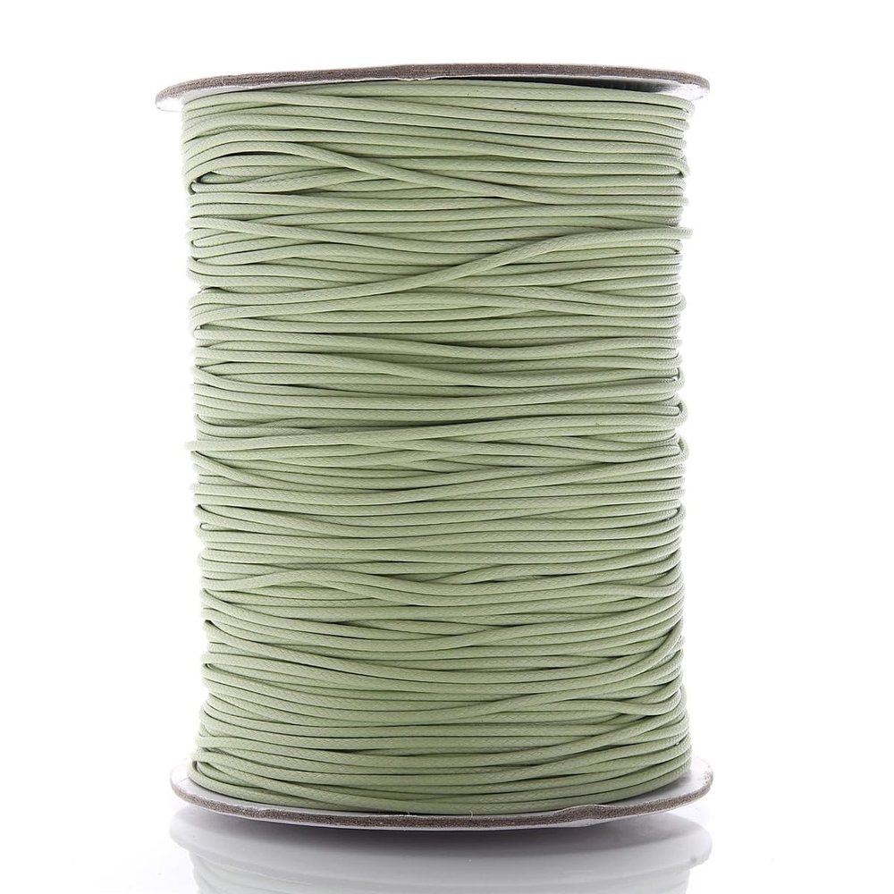 ECYC Ltd 21.87 Yards 1.5mm Waxed Cord for Jewelry Making, Waxed Cotton Cording Waxed Rope Bracelet Cord Craft Thread String Waxed Beading Cord for DIY Friendship Bracelet, Necklace, Crafts Project