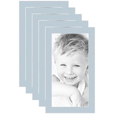 ArtToFrames 10x20 Fountain Blue/Baby Blue Custom Mat for Picture Frame with 6x16 opening size (Mat Only, Frame NOT Included)