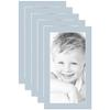 ArtToFrames 10x20 Fountain Blue/Baby Blue Custom Mat for Picture Frame with 6x16 opening size (Mat Only, Frame NOT Included) view 1