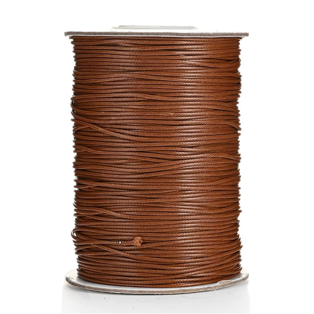 ECYC Ltd 21.87 Yards 0.5mm Waxed Cord for Jewelry Making, Waxed Cotton Cording Waxed Rope Bracelet Cord Craft Thread String Waxed Beading Cord for DIY Friendship Bracelet, Necklace, Crafts Project
