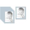 ArtToFrames 14x18 Fountain Blue/Baby Blue Custom Mat for Picture Frame with 10x14 opening size (Mat Only, Frame NOT Included) view 1