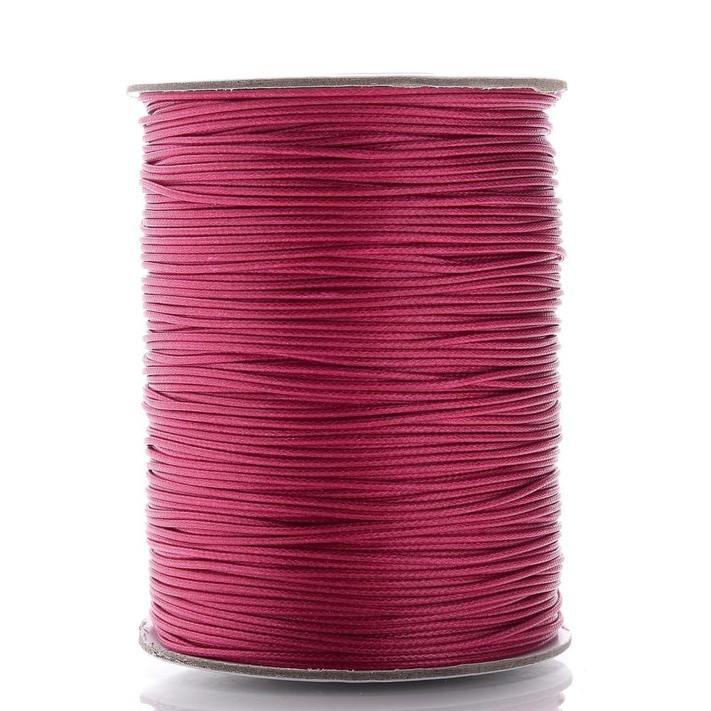 ECYC Ltd 21.87 Yards 1.5mm Waxed Cord for Jewelry Making, Waxed Cotton Cording Waxed Rope Bracelet Cord Craft Thread String Waxed Beading Cord for DIY Friendship Bracelet, Necklace, Crafts Project