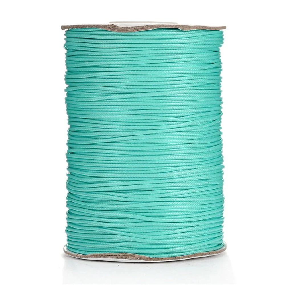 ECYC Ltd 21.87 Yards 0.5mm Waxed Cord for Jewelry Making, Waxed Cotton Cording Waxed Rope Bracelet Cord Craft Thread String Waxed Beading Cord for DIY Friendship Bracelet, Necklace, Crafts Project