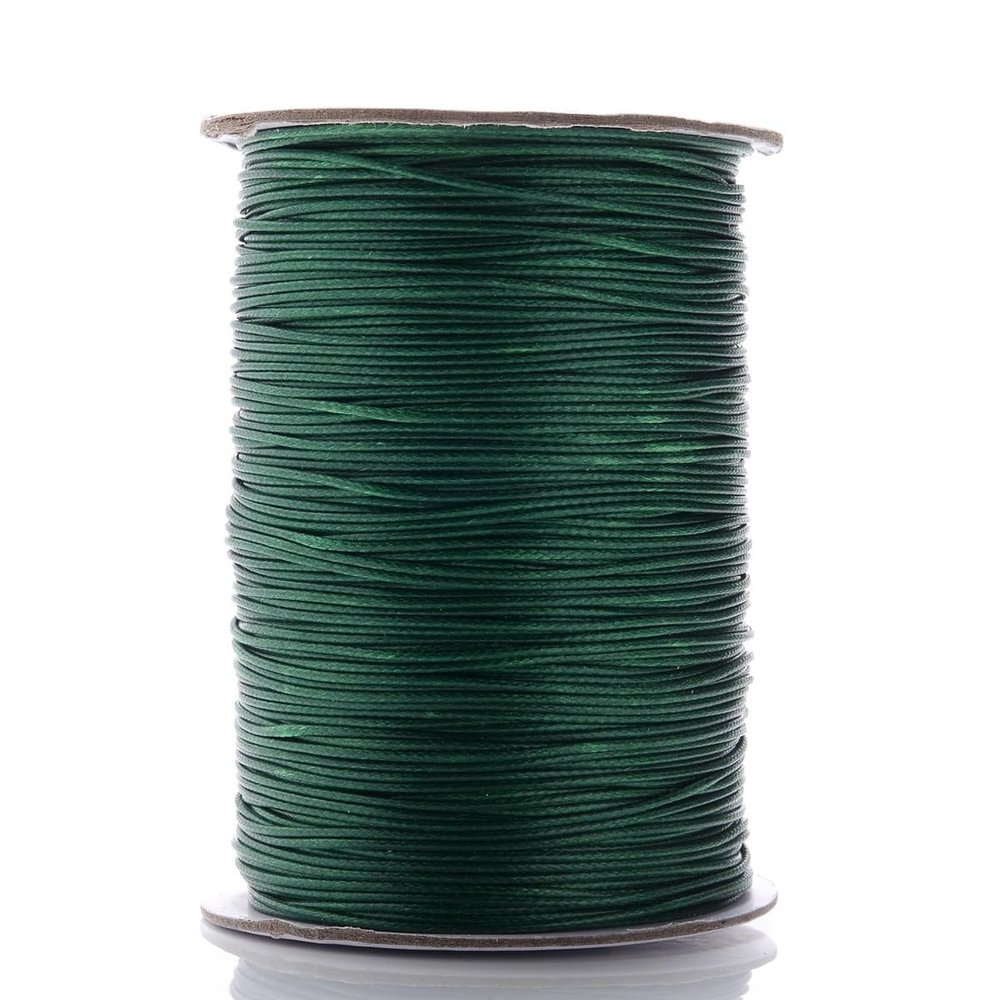 ECYC Ltd 21.87 Yards 0.5mm Waxed Cord for Jewelry Making, Waxed Cotton Cording Waxed Rope Bracelet Cord Craft Thread String Waxed Beading Cord for DIY Friendship Bracelet, Necklace, Crafts Project