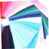 Operitacx 50pcs DIY Cotton Fabric Squares for Patchwork Sewing Handmade Craft Supplies Solid Color Quilting Material for Women and Girls view 2
